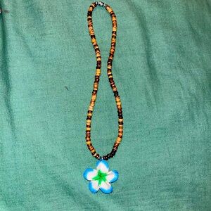 Hawaiian flower necklace